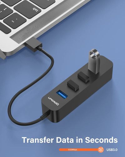 Upgrow Hub Usb 3.0 Hub Usb De 4 Puertos Con Divisor Usb De 5