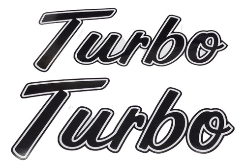 Emblema Adesivo Ford F1000 Turbo Preto Tbopt