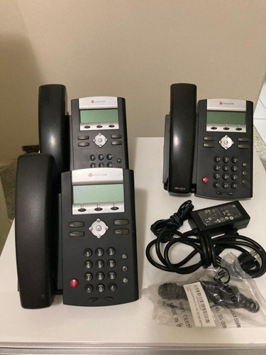 Lote Tres Teléfonos Ip Polycom, Dos Ip 335, Un Ip 320