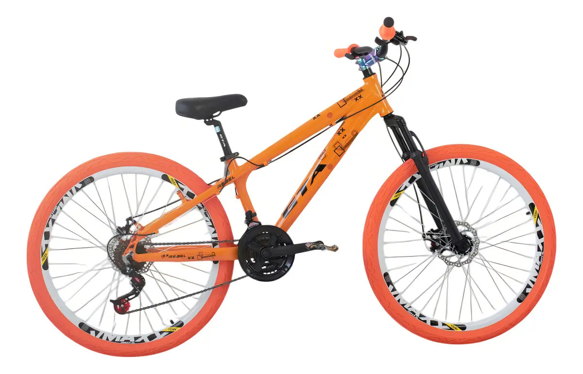 Bicicleta Freerider Aro 26 Gta A Disco 21v Cambios Shimano Cor