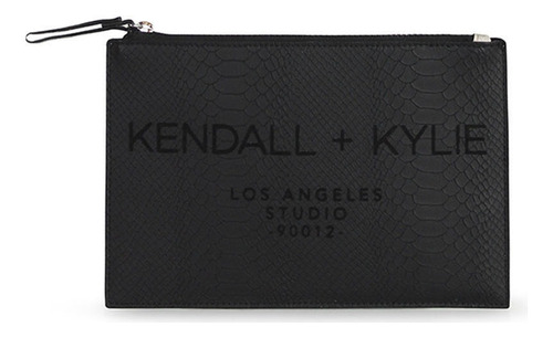 Sobre Lady Clutch Black And Beige Kendall+kylie 