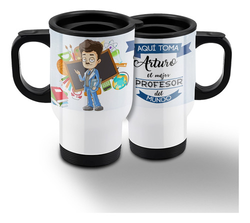 Vaso Térmico - Mug Personalizado 500cc (día Del Profesor) Nh