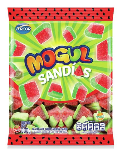 Gomitas Mogul Sandias X 500gr Arcor