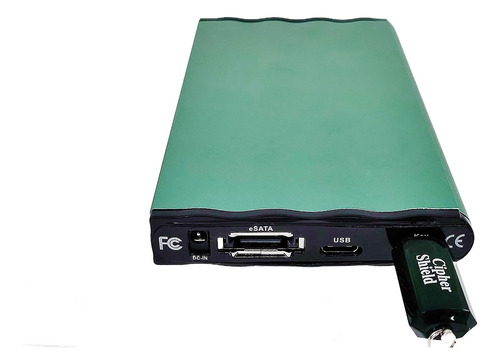 Dse-2tsdg2cs 2tb Ssd Usb-c 3.2 Gen 2/esata Ciphershield