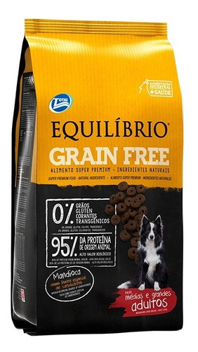 Equilibrio Grain Free Adulto Medianos 12kg Con Regalo