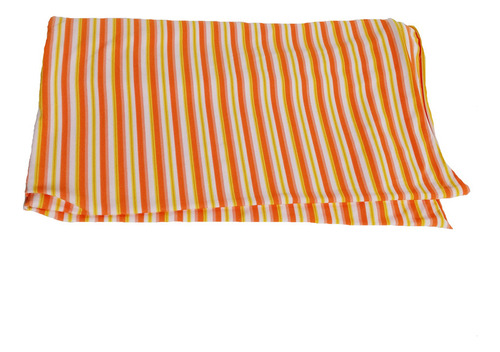 Tela Licrada Diseño Rayas Naranja 104x150cm