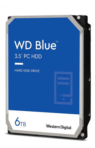 Disco Duro Interno Western Digital De 6 Tb Wd Blue Pc Hdd -.
