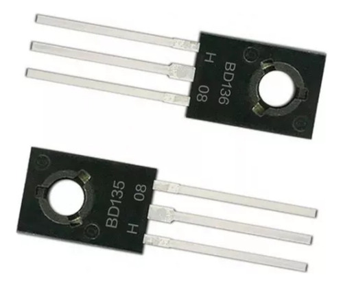 Transistor Par Bd135 Bd136 (3 Pares ) Bd-135 Bd-136 - 6peças