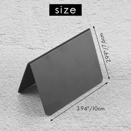 . 20 Pieces Mini Blackboard Signs A- Quad Buffet Labels