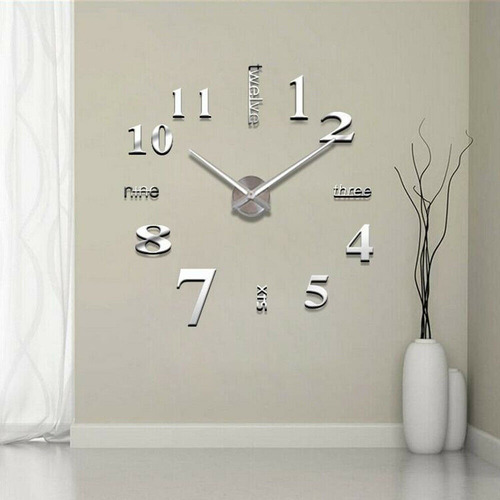 Reloj Gigante De Pared Realmente Grandes Efecto 3d. Pared