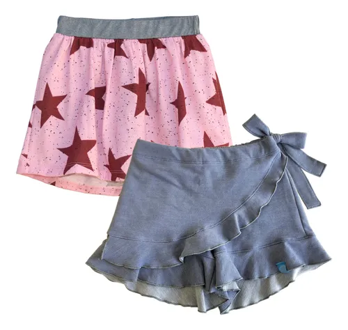 Short pollera para niñas sales