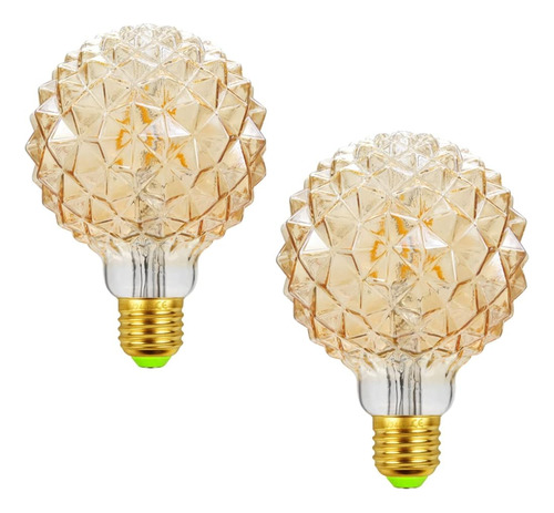 G95 Led Pineapple Bulb Retro Edison Lámpara 4w 2700k Luz Bla