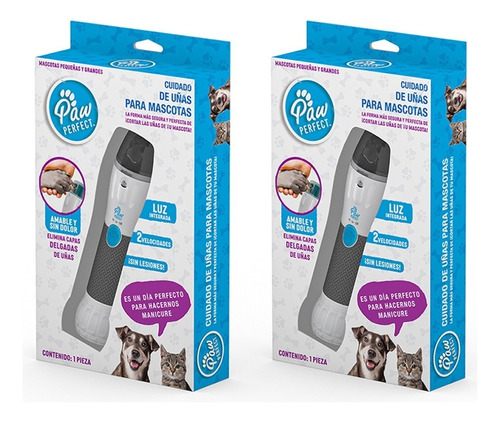 Paw Perfect Recargable Lima Mascotas 2 Piezas - Cv Directo