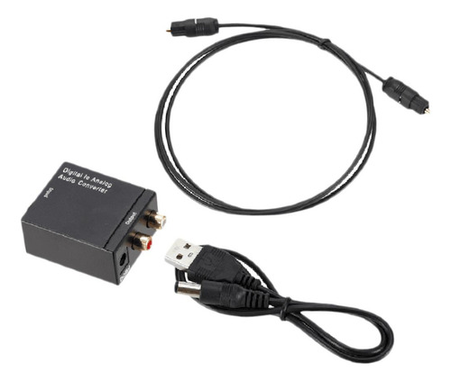 Señal Digital De Fibra A Rca Analógico L / Aux Converter