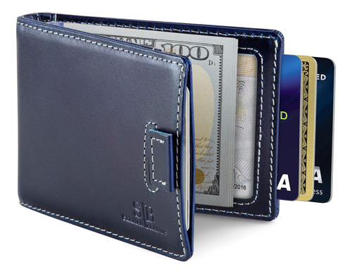 Cartera De Bolsillo Delgada Plegable Con Bloqueo Rfid De Ser