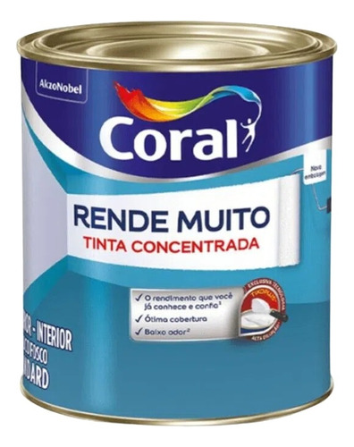 Coral Rende Muito Tinta 0,800ml Quartinho Escolha Sua Cor