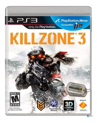 Killzone 3 Ps3 Original Completo Mídia Física Em Português