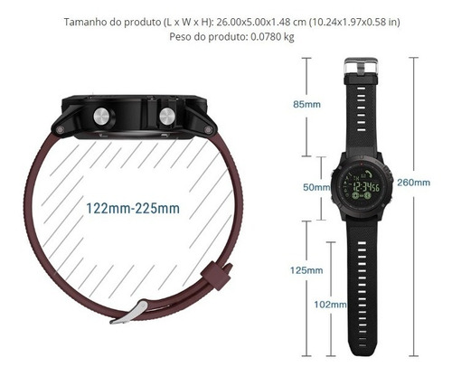 Relógio Masculino Zeblaze Vibe3 Original Ip67 Gorilla Glass