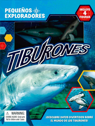 Pequeños Exploradores: Tiburones, de White, Erika. Editorial Phidal, tapa dura en español, 2020