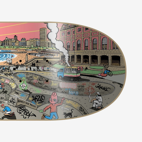 Imagen 4 de 4 de Tabla De Skate Woodoo Aruki-bristol