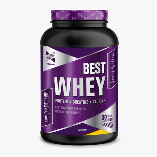 Best Whey Protein Xtrenght X 2lbs Varios Sabores X2unidades