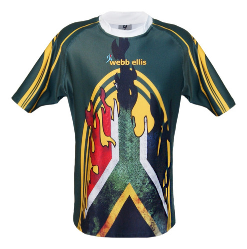 Camiseta Rugby Sudáfrica - Webb Ellis