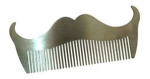 Peine Profesional Para Barba Y Bigote De Metal