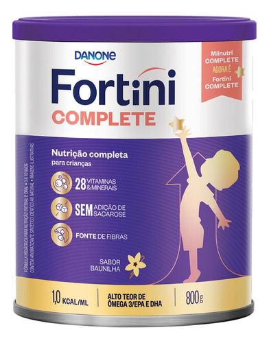 Suplemento Infantil Complete Baunilha 800g Fortini