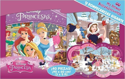 Disney Princesa Mi Primer Busca Y Encuentra Y Rompecabezas G