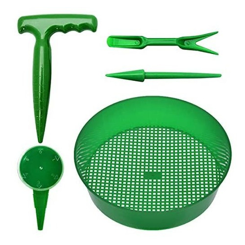 Imagen 1 de 7 de Juego De Dispensador De Semillas De Siembra De 5 Uds. Con Ta