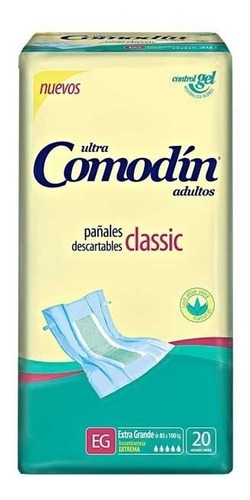 Pañales Adultos Comodín Ultra Clasico Classic Eg X 20