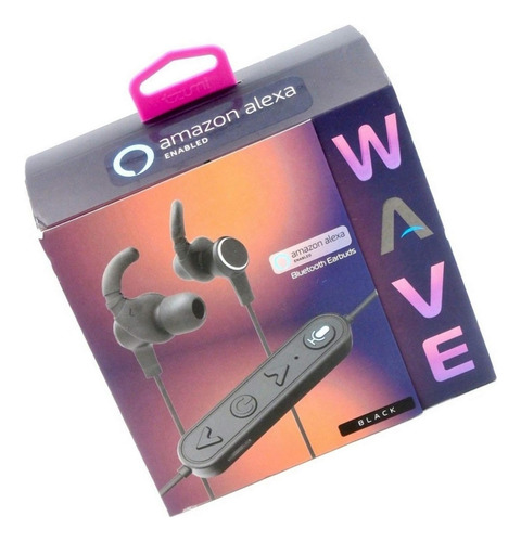 Auriculares Tzumi Wave, Negros