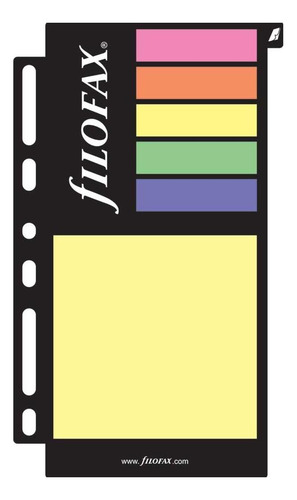 Notas Sticky De Filofax Colores Variados, El Color Puede