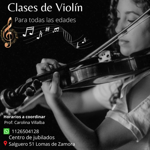 Imagen 1 de 4 de Clases De Violín