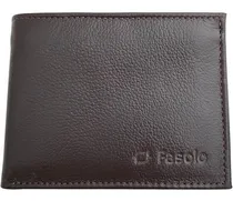 Comprar Carteira Masculina Couro Legítimo Com Zíper Interno Fasolo H045 Cor Café