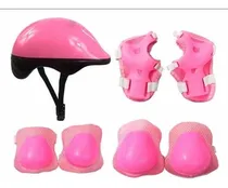 Comprar Kit Proteção Infantil Patins Skate Bicicleta Rollers Rosa Li