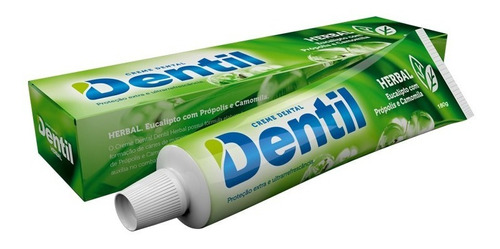 Creme Dental Dentil 180g Herbal  Grande Tamanho Família