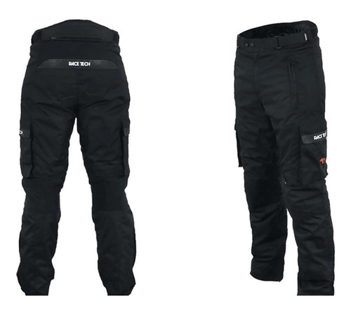 Calça Moto Race Tech Racer Black 2xl