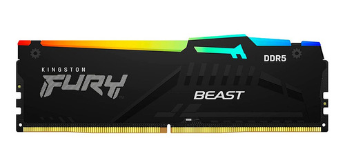 Memoria Ram Ddr5 Kingston Fury Beast Rgb 16gb 4800mt/s Cl38