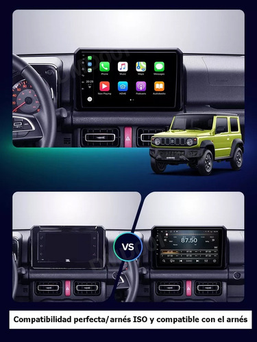 Auto Radio Estéreo Android Gps Para Suzuki Jimny 2021-2023