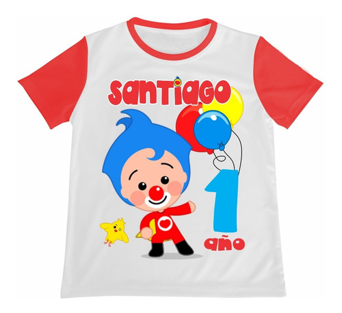 Franela Camisa Niño Payaso Plim Plim Algodon