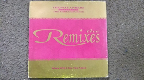 Thomas Anders - When I See You Again - The Remixes - Vinilo 