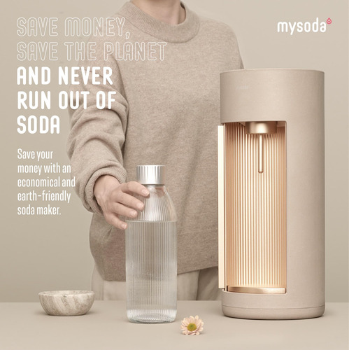 Máquina De Agua Con Gas Nordic Design Botella De Vidrio Y