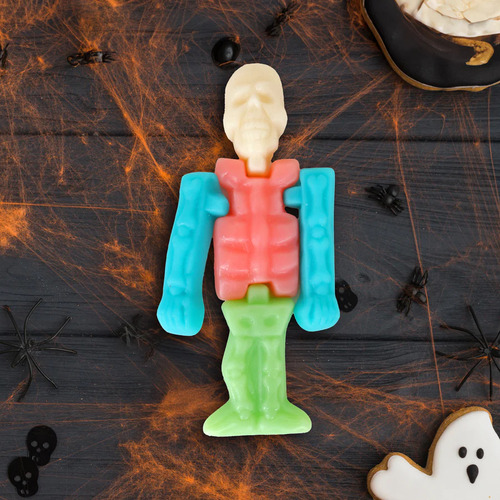 Gomitas Partes Del Cuerpo Para Armar Un Esqueleto Puzzle Skeleton Frame Halloween Amos 114g