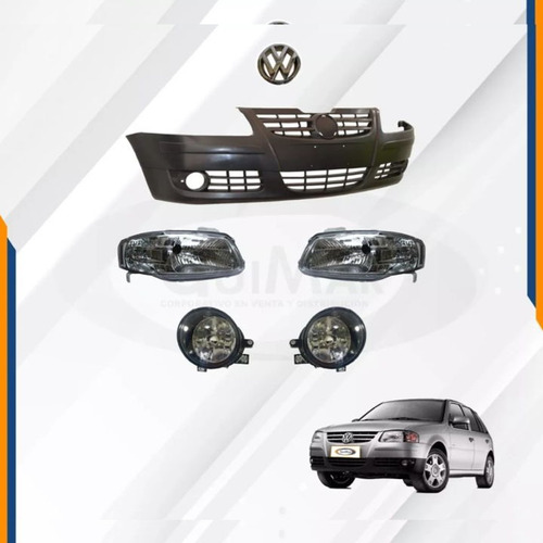 Kit Pointer 06-10 Fascia Faros Neblineros Y Emblema