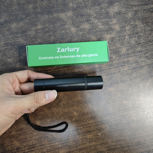 Zarlury Linterna Uv Negra Mini Led Lámpara Recargable,