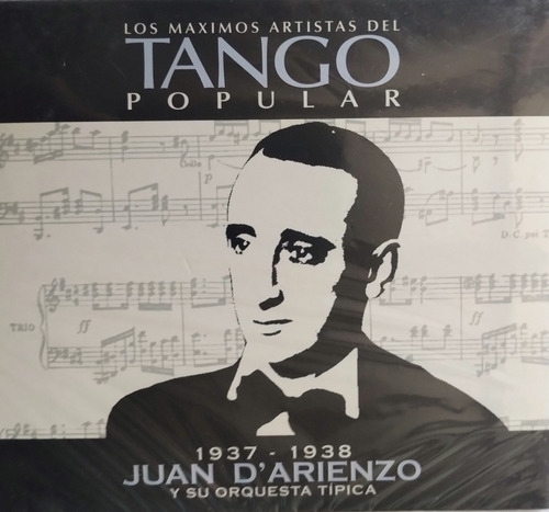 Juan Darienzo Y Su Orquesta Típica Cd Nuevo Tango Popular Estándar