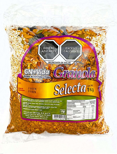 Granola Selecta Gn+vida De 1kg