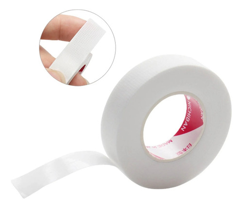 Fita Japonesa Respirável Isolamento Cílios Extensão Kit 4un Cor Branco