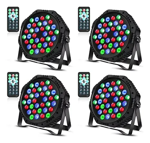 Luces Eventos Escenario Dj Proyector Rgb Control 36 Leds